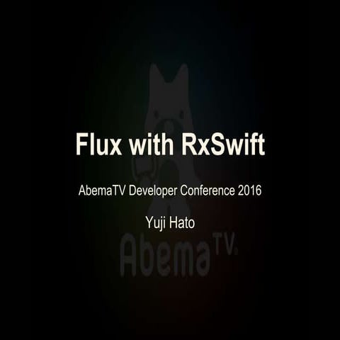 Flux with RxSwift