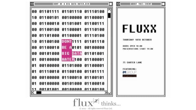 Fluxx-Don't be a (big) data hater event-181012-main presentation