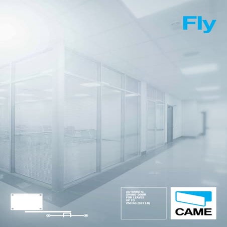 Fly - AUTOMATIC SWING-DOOR FOR LEAVES UP TO 250 KG (551 LB) 