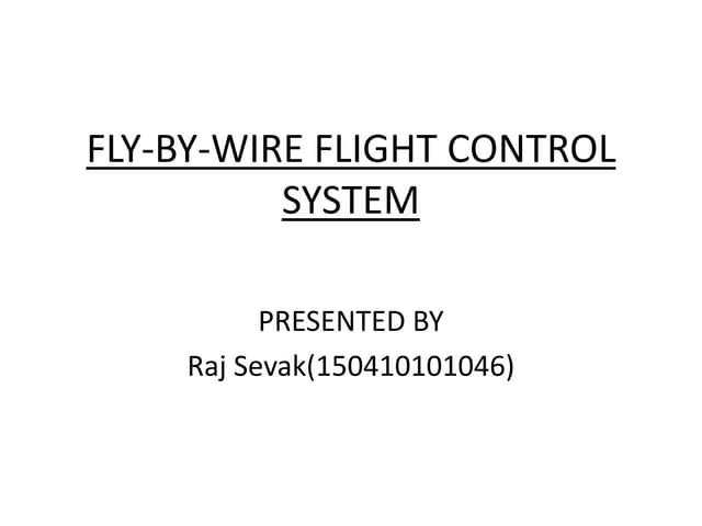 Fly by-wire flight control