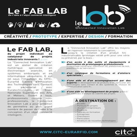Le Fab Lab du CITC