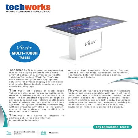Vustr multi-touch tables | PDF