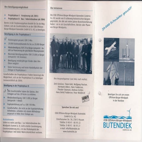 Butendiek Flyer 2001