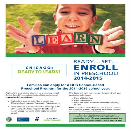 Chicago: Ready to Learn! | PDF