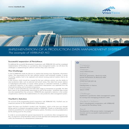 Case Study VERBUND - Power Plant Management (en) | PDF