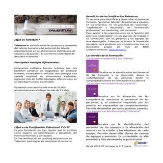 Certificación Talentum ®  Beneficios 