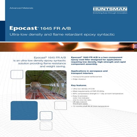 Epocast® 1645 FR A/B - Flyer