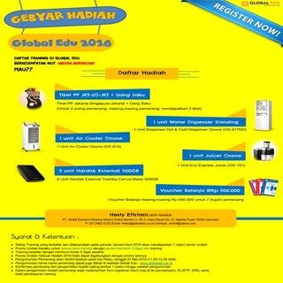 Flyer gebyar hadiah global edu 2016 