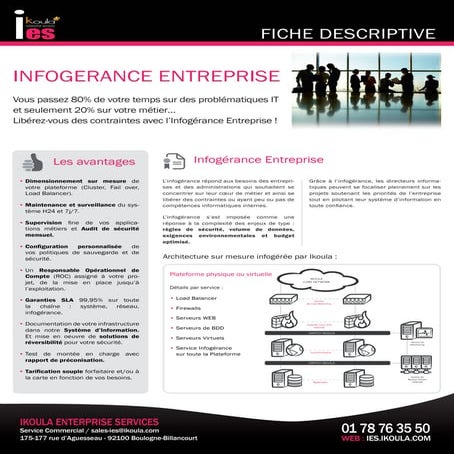 Flyer infogérance