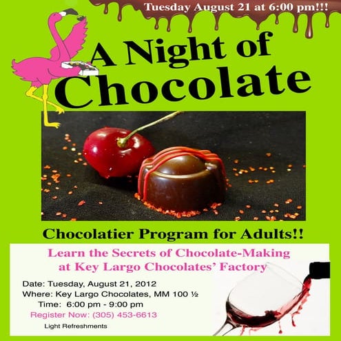Flyer Night of Chocolate 