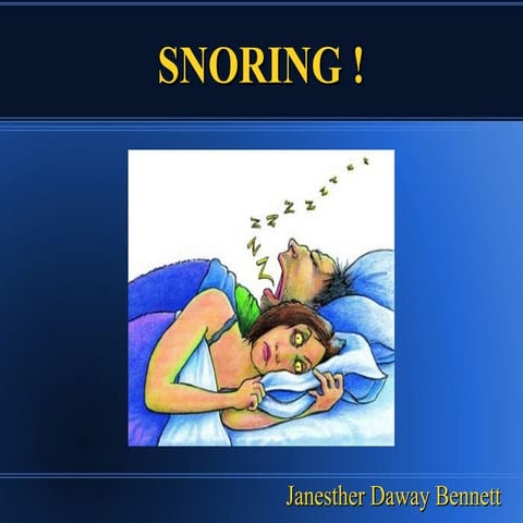 SNORING | PDF