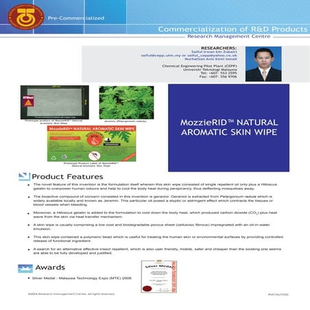 Flyer Product UTM MTE 2006