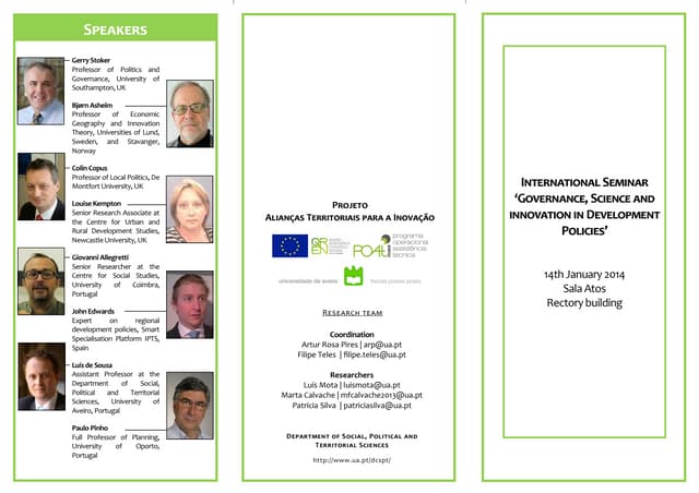 Flyer seminar alianças territoriais