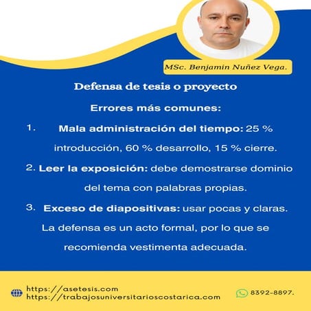 Presentación en tesis y proyectos (Hace Tesis)