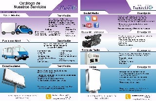 Catálogo de Nuestros Servicios