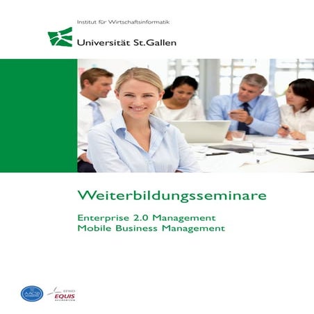 Flyer Seminare Enterprise 2.0 und Mobile Business Management