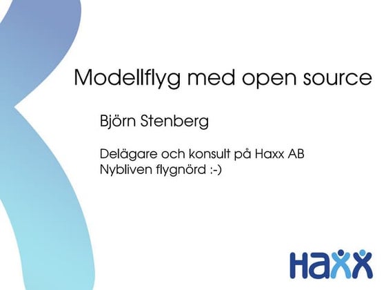 Modellflyg med open source