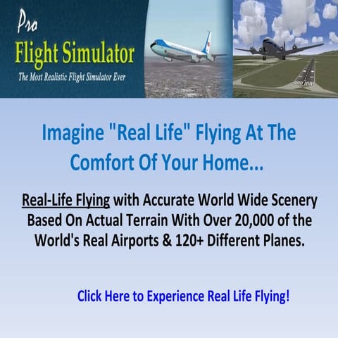 Proflightsimulator presentations