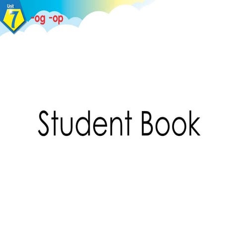Fly Phonics_PPT_SB2_U07 reading for grade 1