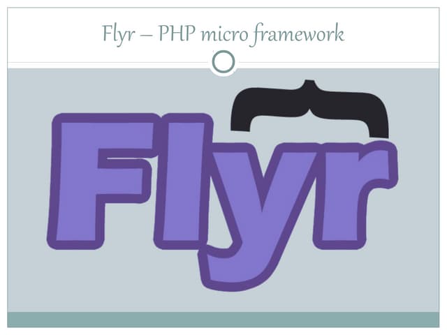 Flyr PHP micro-framework