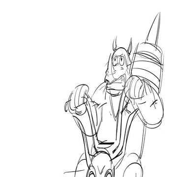 Storyboards for Fly Superboard, cancelled Korean animated film (ver 02A)