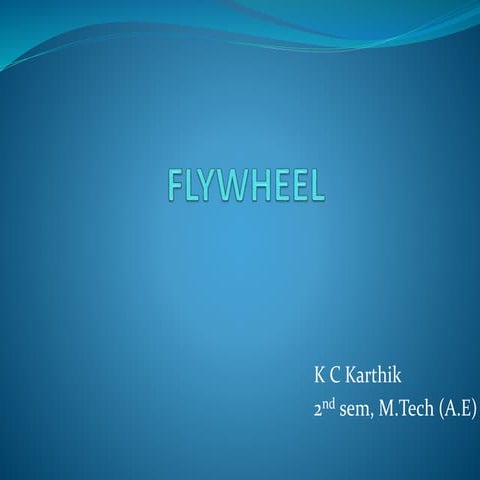 Flywheel in automobile