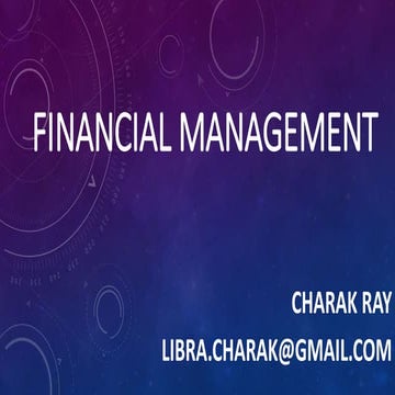 FINANCIAL MANAGEMENT