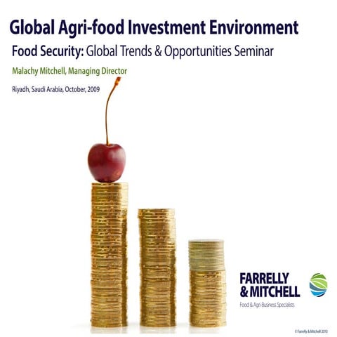 Global Agri-food Investment Environment