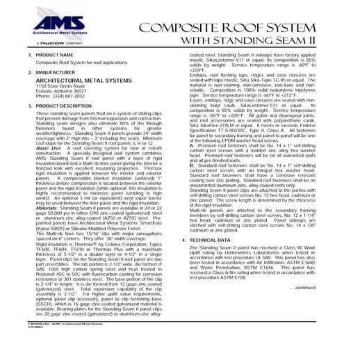 Fm 00064 ams composite standing seam ii panel  june, 2009_129236159432863269