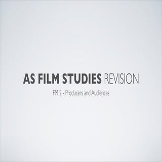 AS Film Studies Fm2 section a revis...