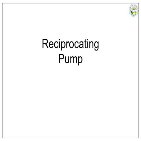 FM                           RECIPROCATING PUMP