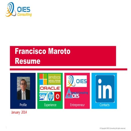 Francisco Maroto CV_2014