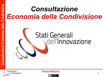 Consultazione Sharing Economy Act 2marzo2016