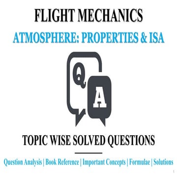 Atmosphere | Q & A | Topic wise Solutions | Question Analysis | Flight Mechan...