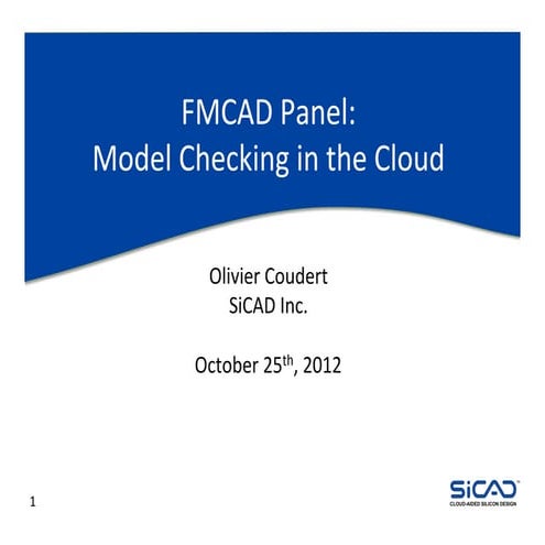 Model checking in the cloud