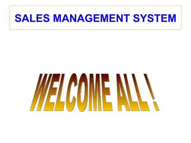 Fmcg training modules-bfg