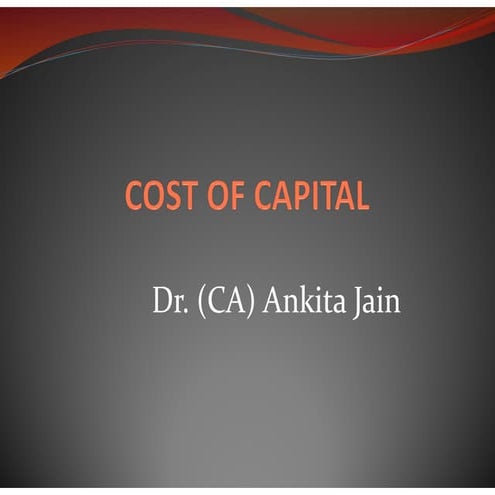FM CH 6 Cost of capital.pdf