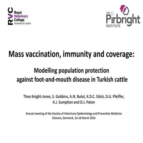 Mass vaccination, immunity and coverage: Modelling population protection agai...