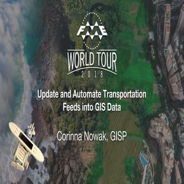 Automating Transportation Feeds into ArcMap Products