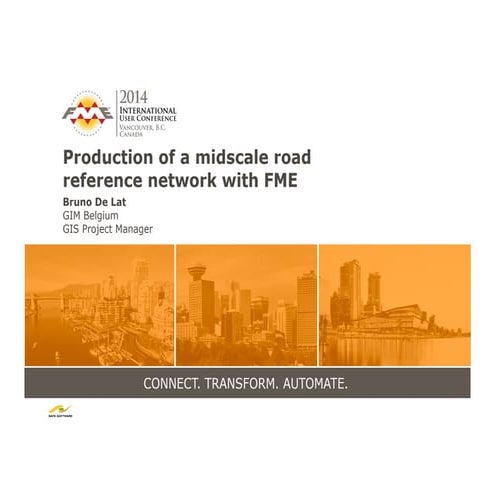 Production of a Midscale Road Reference Network with FME | PDF
