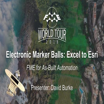 As-Built Automation of Electronic Marker Balls on Gas Service Pipelines