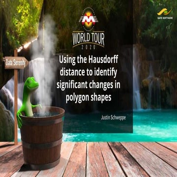 Using the Hausdorff distance to identify significant changes in polygon shapes