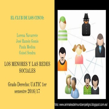 Ppe: el club de los cinco los menores y las redes sociales