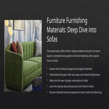 Making of sofa complete dive into sofa .pptx