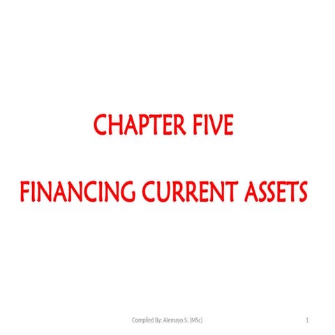 Financial Management II, (2) Chapter Five!@#$%^&*/? | PPTX
