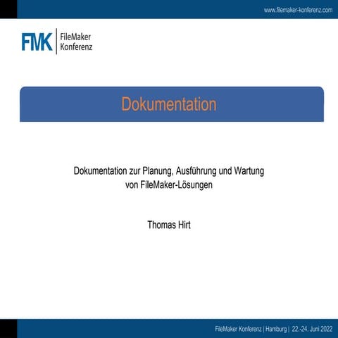 FMK2022 Dokumentation - Thomas Hirt