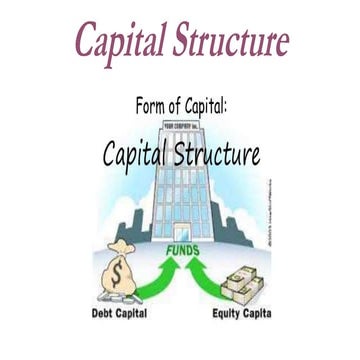 Financial Management Lecture 9 NUML Capital Structure
