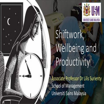 FMM2020 Shiftwork & Productivity