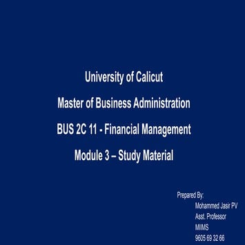 Capital structure decisions, cost of capital, weighted average cost of capita...