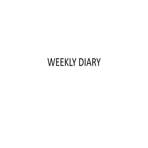 Fmp diary real